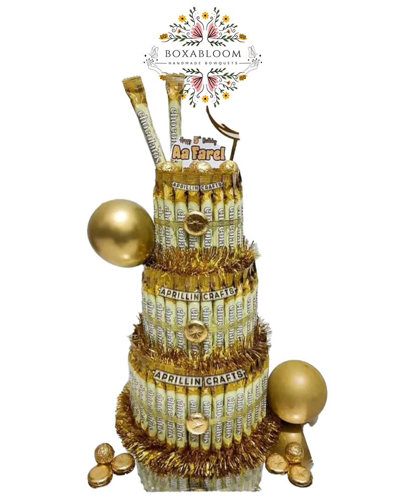 Snack Tower Chocolatos 3 Tingkat