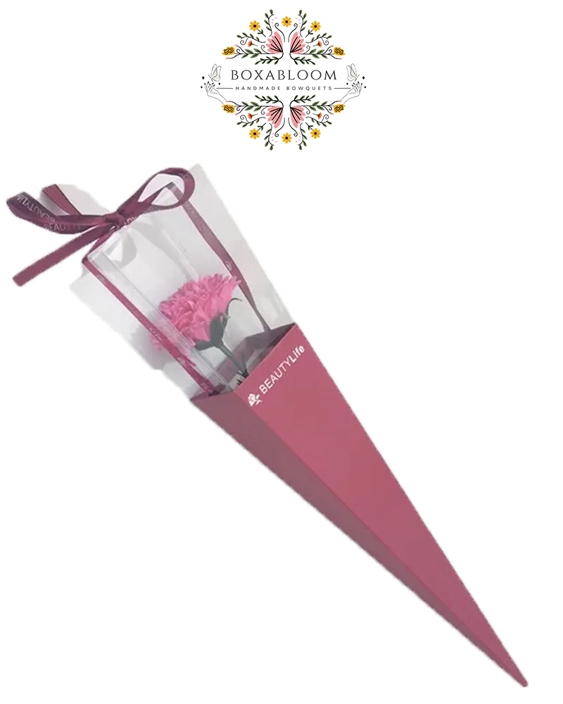 Single Rose Graduation Cone